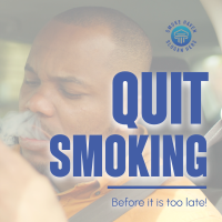 Quit Smoking Today Instagram Post Image Preview