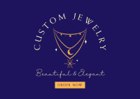 Custom Jewelries Postcard