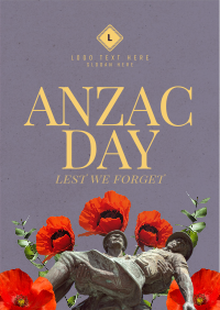 Anzac Day Collage Flyer