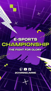 E-Sports Championship Instagram Reel Image Preview