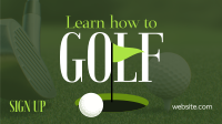 Minimalist Golf Coach Animation