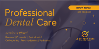 Professional Dental Care Services Twitter Post