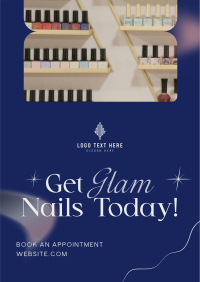 Salon Glam Nails Poster