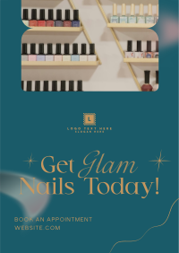 Salon Glam Nails Poster