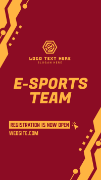 Esports Team Registration Facebook Story