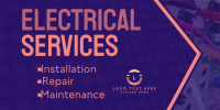 Electrical Service Provider Twitter Post