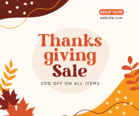 Thanksgiving Flash Sale Facebook Post