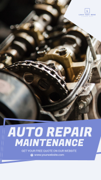 Auto Repair Service Instagram Story