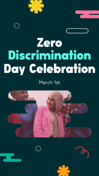 Playful Zero Discrimination Celebration Facebook Story