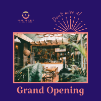 Bistro Grand Opening Instagram Post Image Preview