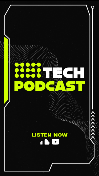 Technology Podcast Circles Instagram Story