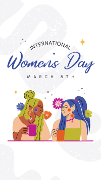 Women's Day Blossoms Facebook Story