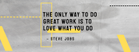 Love What You Do Facebook Cover