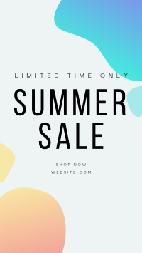 Summer Sale Puddles Instagram Story