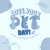 Share Your Pet Love Linkedin Post Design