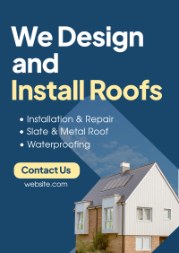 Install Roofing Needs Flyer