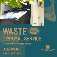 Waste Disposal Management Instagram Post