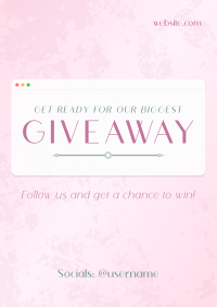 Elegant Chic Giveaway Flyer