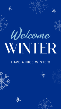 Welcome Winter YouTube Short