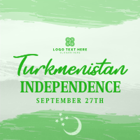 Turkmenistan Independence Day Instagram Post