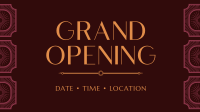 Vintage Grand Opening Facebook Event Cover