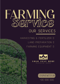 Farmland Exclusive Service Flyer