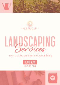 Landscape Garden Service Poster