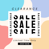 Clearance Sale Instagram Post Design