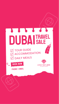 Dubai Travel Destination Instagram Story