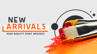 Paint Brush Arrival Facebook Event Cover