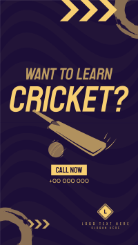 Time to Learn Cricket Video