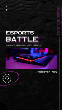 Esports Battle Facebook Story