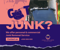 Junk Removal Service Facebook Post