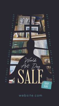 World Art Day Sale TikTok Video