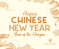 Chinese New Year Dragon Facebook Post