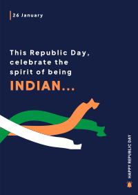 Indian Ribbon Poster