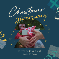 Christmas Giveaway Instagram Post Design