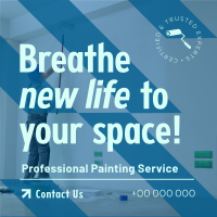 Pro Painting Service Linkedin Post