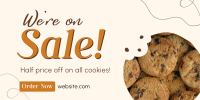 Cookie Dessert Sale Twitter Post