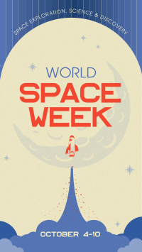 Retro Minimalist Space Week Instagram Story