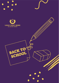 Back to School Note Flyer