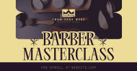 Retro Barber Masterclass Facebook Ad