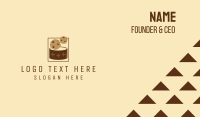 Chocolate Chip Cookie Jar Business Card Design