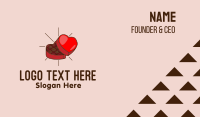 Online Dating Site Business Card example 1