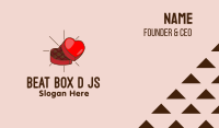 Chocolate Heart Box Business Card Image Preview