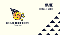 Volleyball Tournament Business Card Design