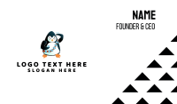 Penguin Soldier Business Card