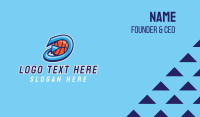 Basketball Team Letter D  Business Card Design