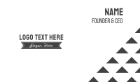 Black & White Business Card