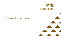 Golden & Antique Business Card